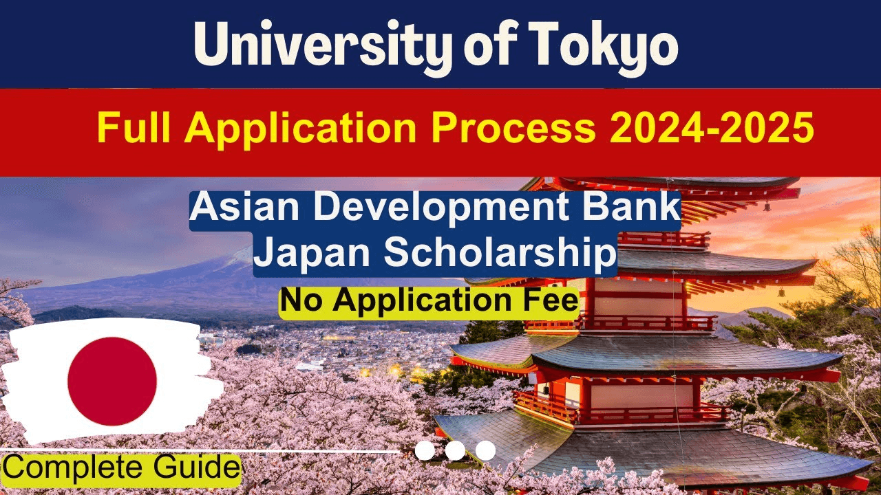 University of Tokyo ADB Scholarship 2025 